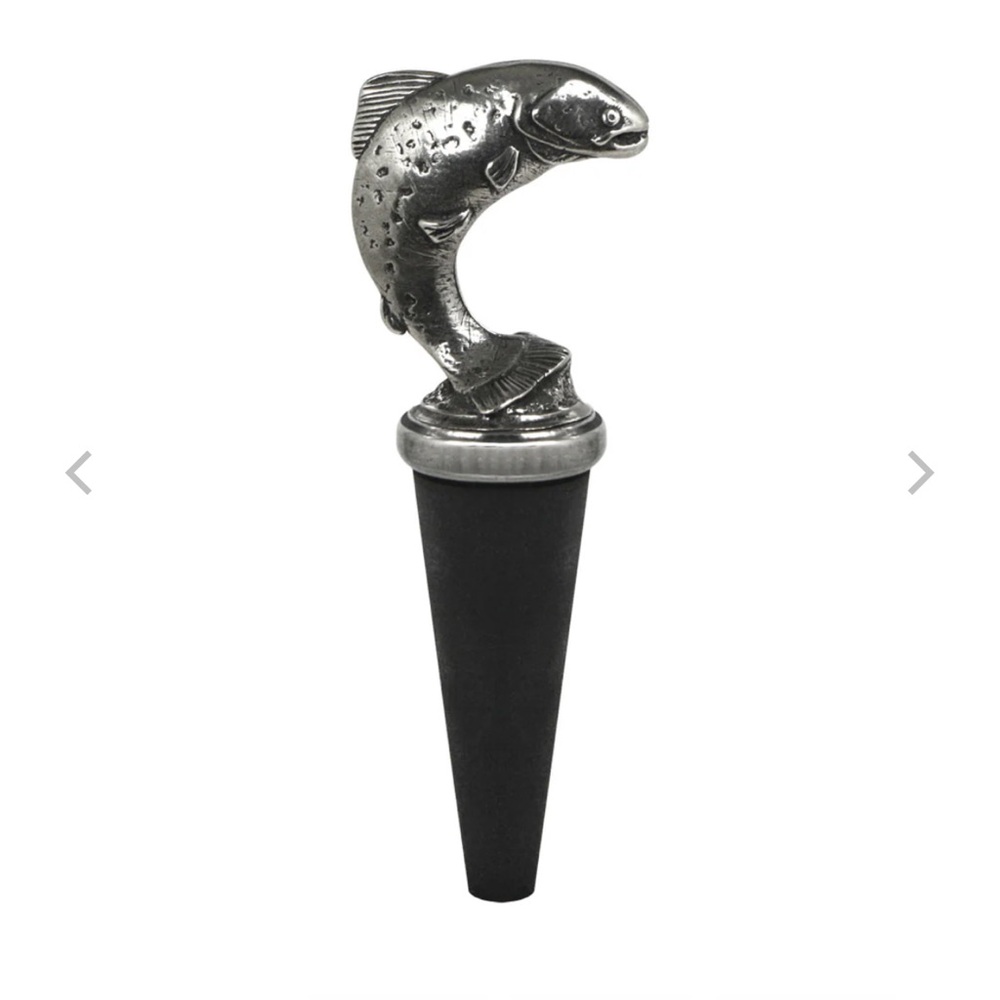 Pewter Fish Wine Stopper
